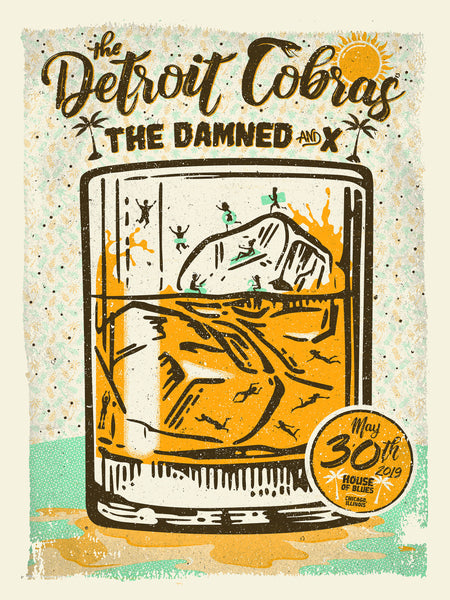 Detroit Cobras with The Damned and X – MadPixel Art + Design